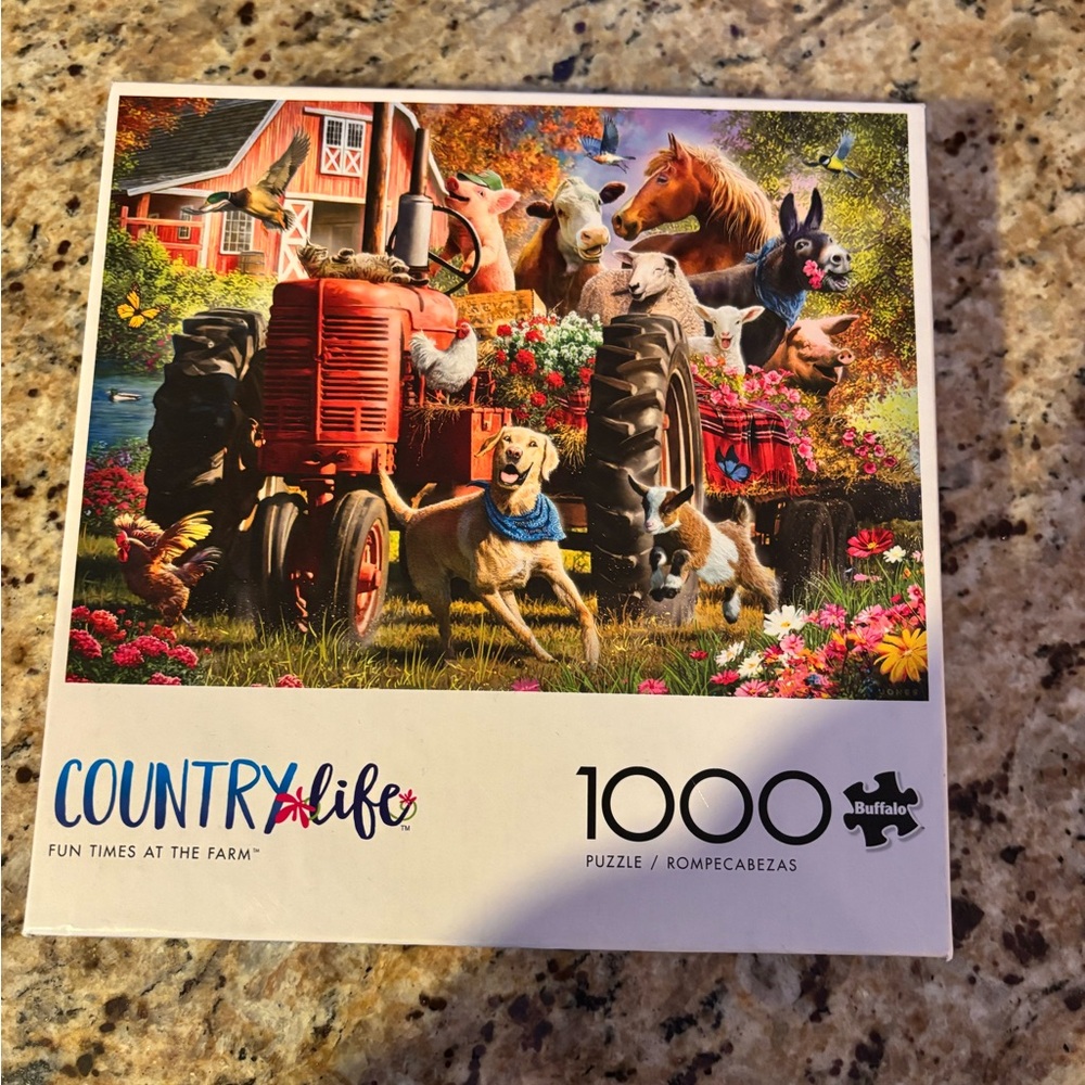 Buffalo David Bitton County Life Puzzle Box